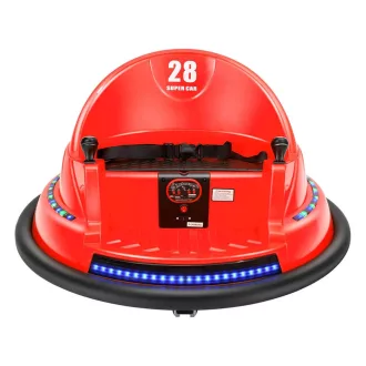   Dodgem electric pentru copii, 6V, cu baterie si telecomanda, rosu