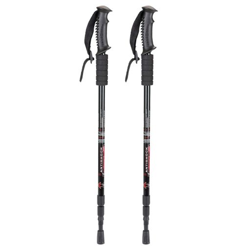 Baston telescopic pentru drumetii, 1 pereche