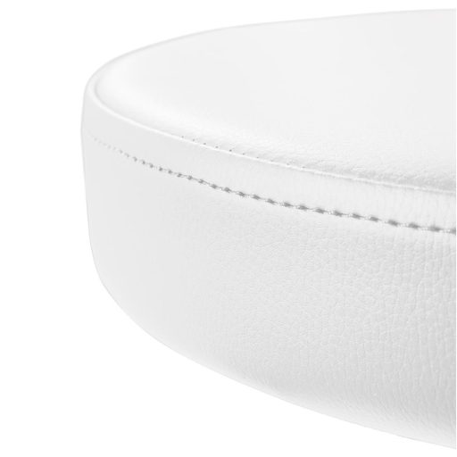 Scaun de cosmetica cu spatar-alb