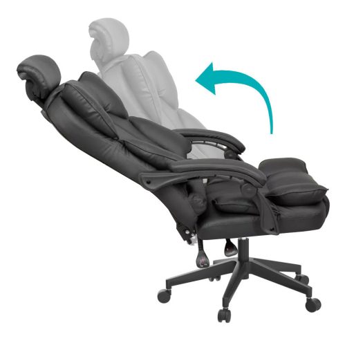 Scaun rotativ directorial Lux-negru