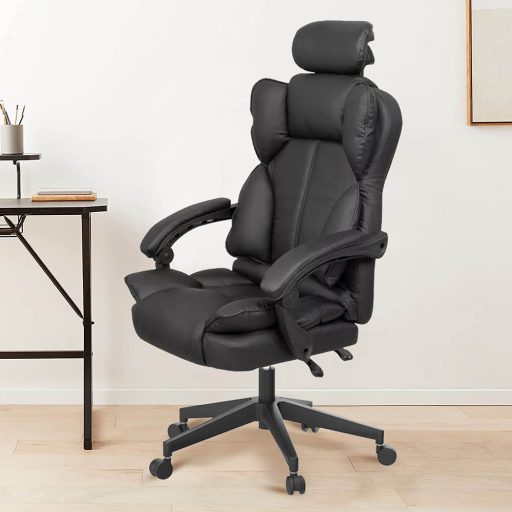 Scaun rotativ directorial Lux-negru