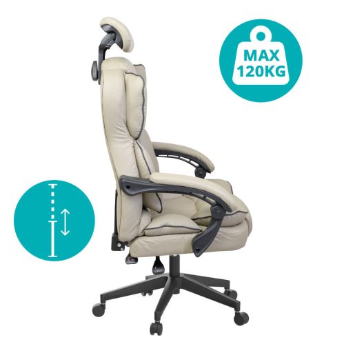 Scaun rotativ directorial Lux-gri