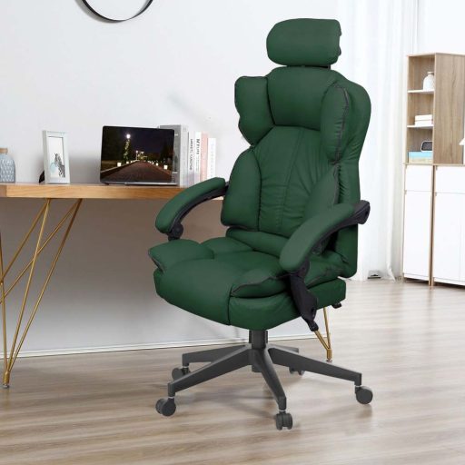 Scaun rotativ directorial Lux-verde inchis
