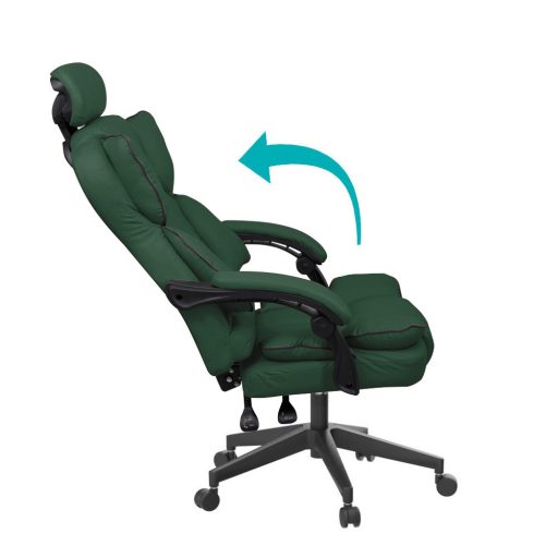 Scaun rotativ directorial Lux-verde inchis