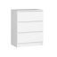 Comoda cu 3 sertare, alb, 60*77*40 cm