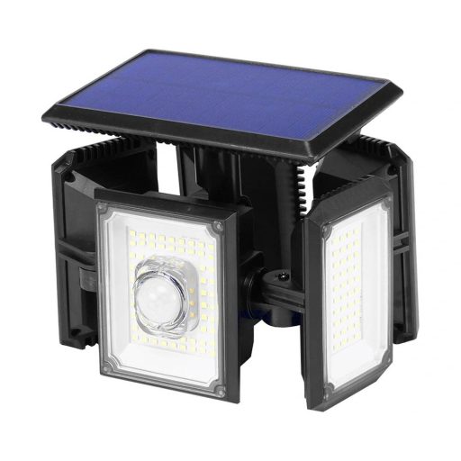 Lampa solara rotativa cu 5 panouri, 300 LED