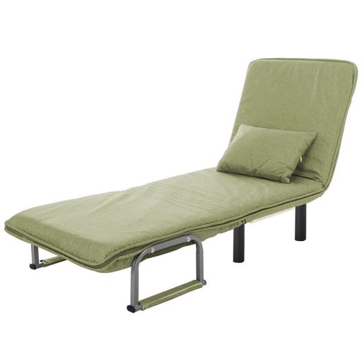 Fotoliu pat 2 în 1-verde