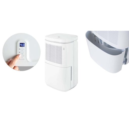 Dezumidificator cu afisaj LED, rezervor de 2,2l