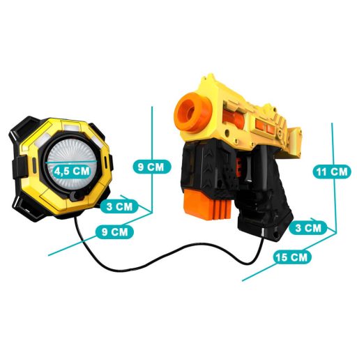 Set arme laser pentru 4 persoane