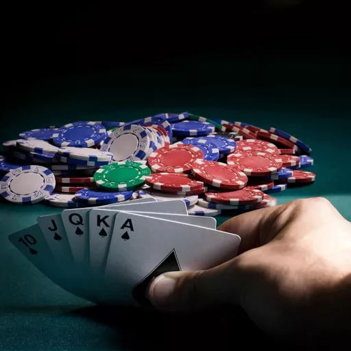 Set poker 500 piese in geanta aluminiu
