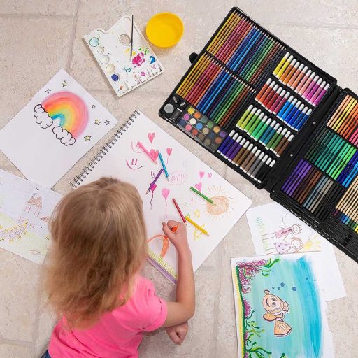 Set pictura si desen pentru copii, 258 buc