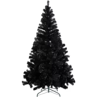 Brad artificial negru 150cm, 415 ramuri