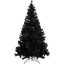 Brad artificial negru 150cm, 415 ramuri