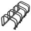 Depozit exterior pentru 4 biciclete, negru