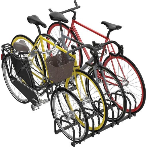 Depozit exterior pentru 4 biciclete, negru