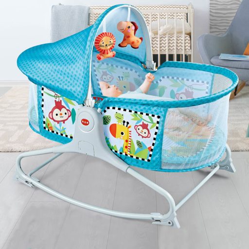 Patut muzical pentru bebe, cu vibratie, in mai multe culori