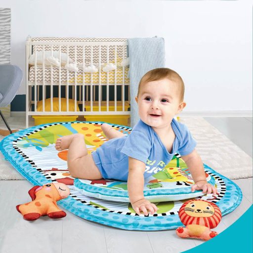Patut muzical pentru bebe, cu vibratie, in mai multe culori