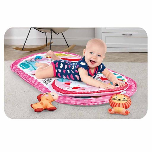 Patut muzical pentru bebe, cu vibratie, in mai multe culori