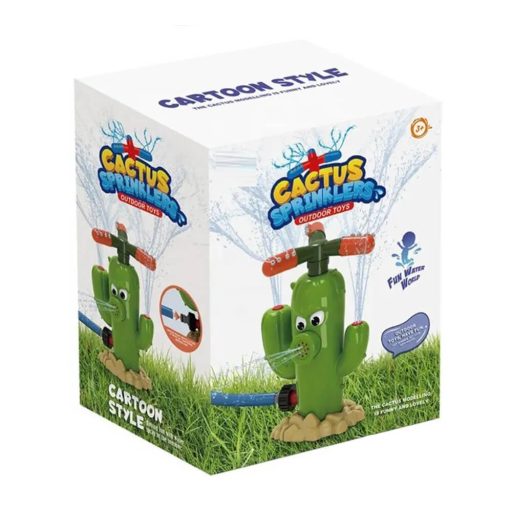 Joc cu apa in aer liber, cactus