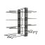 Stand organizator vase