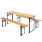 Set berarie din lemn din 3 piese