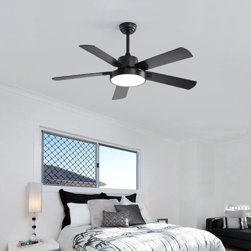 Ventilator de tavan cu iluminare si telecomanda