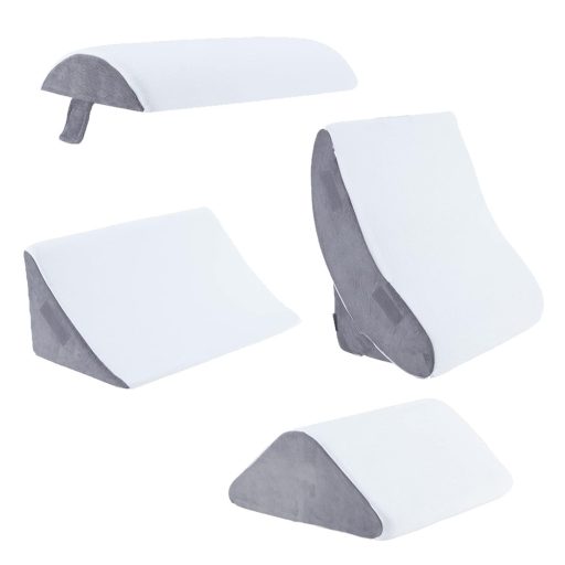 Set de sprijin ortopedic pentru spate, gat si picioare, 4 piese