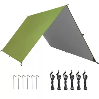   Prelata impermeabila de 3x3 metri pentru camping, cu geanta cadou
