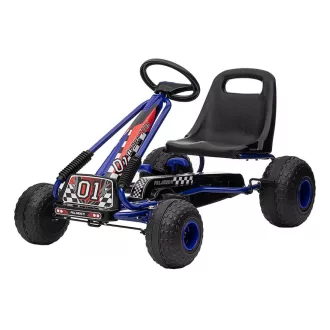 Kart pentru copii cu pedale, Albastru