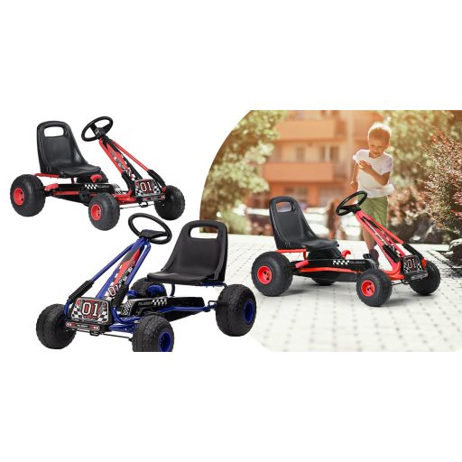 Kart pentru copii cu pedale, in mai multe culori