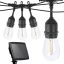 Ghirlanda luminoasa decorativa de exterior, cu 15 becuri LED soclu E27, 15m