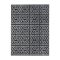 Covor de exterior, cu doua fete, 180x120 cm, gri