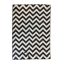 Covor de exterior, cu doua fete, 180x120 cm, alb-negru