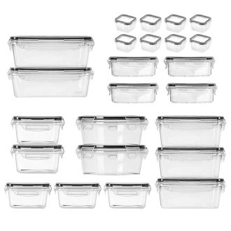   Set de 24 cutii din plastic pentru pastrarea prospetimii alimentelor
