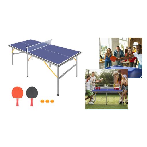 Masa ping-pong pentru interior cu fileu