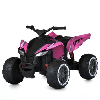 Quad electric pentru copii, 12V, roz
