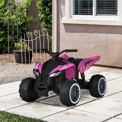 Quad electric pentru copii, 12V, roz