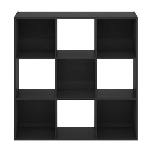 Raft de depozitare cu 9 compartimente si 3 cosuri