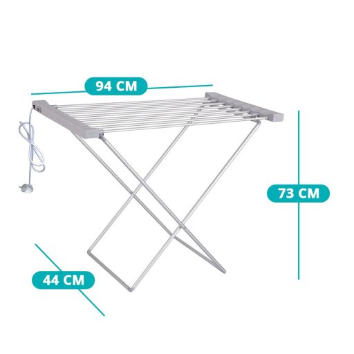 Uscator de rufe electric, 120 W, cu 8 bare de uscare