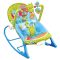 Balansoar bebe cu vibratii si sunete pana la 18 kg, albastru