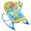 Balansoar bebe cu vibratii si sunete pana la 18 kg, albastru