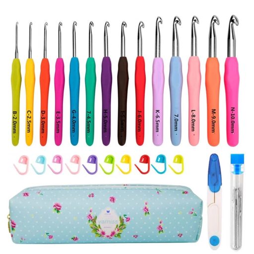 Set de crosetat cu accesorii, in husa
