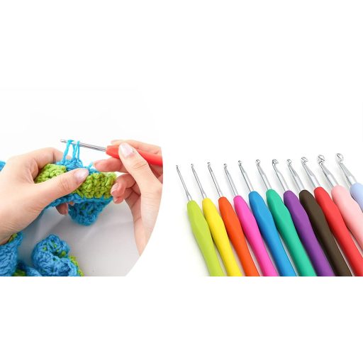 Set de crosetat cu accesorii, in husa