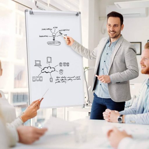 Tabla flipchart magnetica, pe roti, in diverse dimensiuni si modele