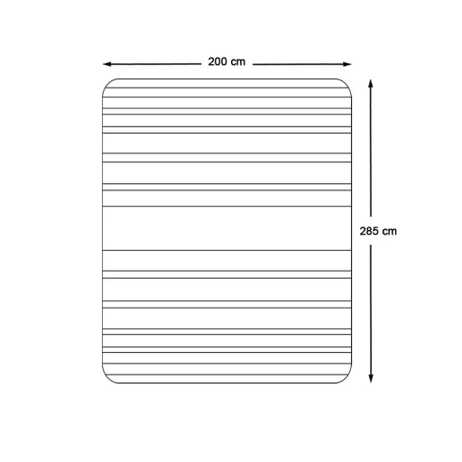 Patura de picnic, 2x2,85 m