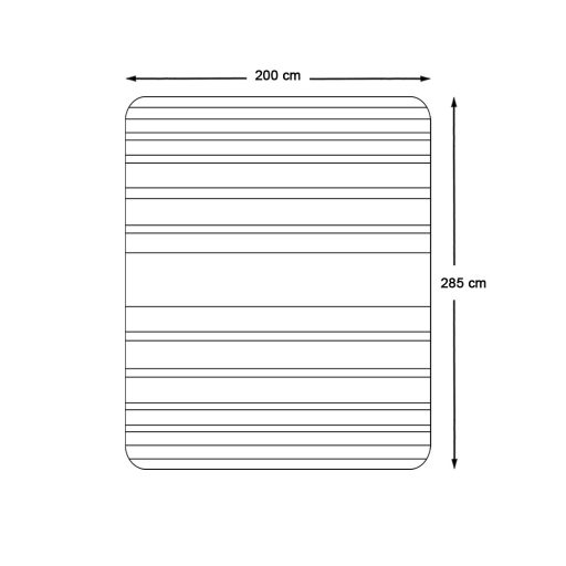 Patura de picnic, 2x2,85 m