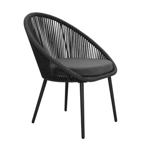 Fotoliu pentru exterior/interior, set de 2 bucati, cu masuta