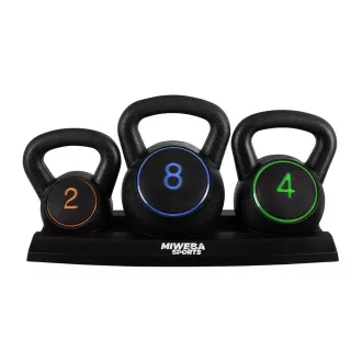 Set de Kettlebell, 2-4-8 kg