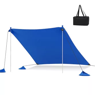  Protecție solară portabilă cu 4 saci de nisip 3x3x2 m UV50+