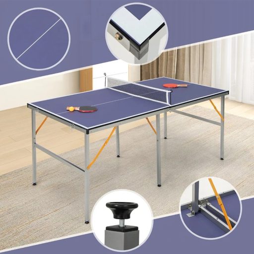 Masă de ping-pong pliabilă cu accesorii